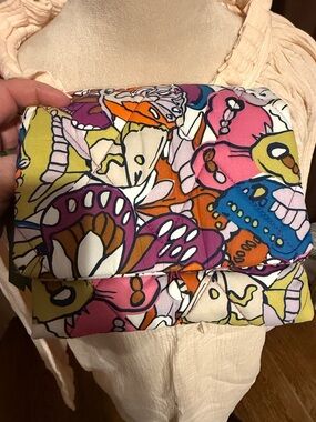 Colorful Floral Vera Bradley Crossbody Bag - Pink Multicolor